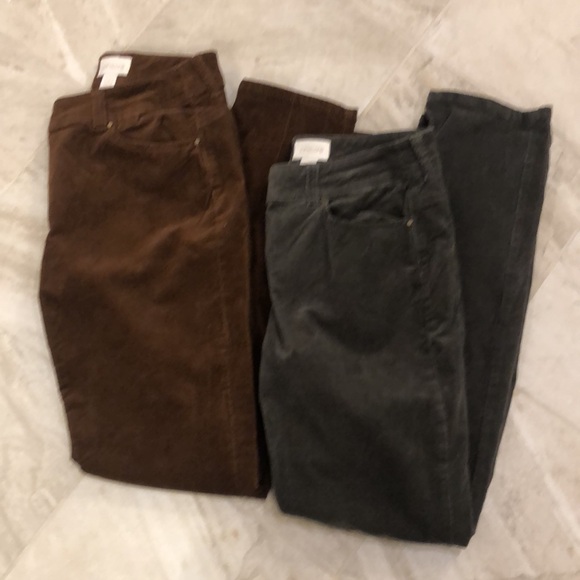 Chico’s two pairs of corduroy pants - Picture 2 of 15
